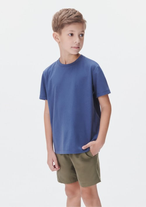 Foto do produto: Camiseta Super Cotton Infantil Menino - Azul