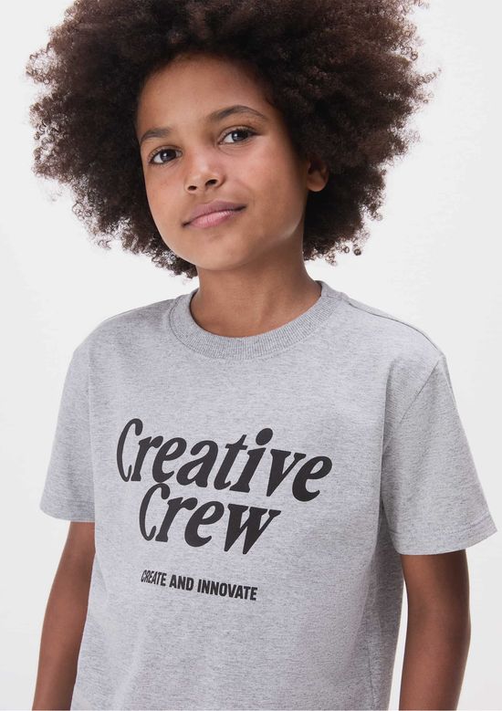 Foto do produto: Conjunto Curto Infantil Menino Com Estampa - Cinza