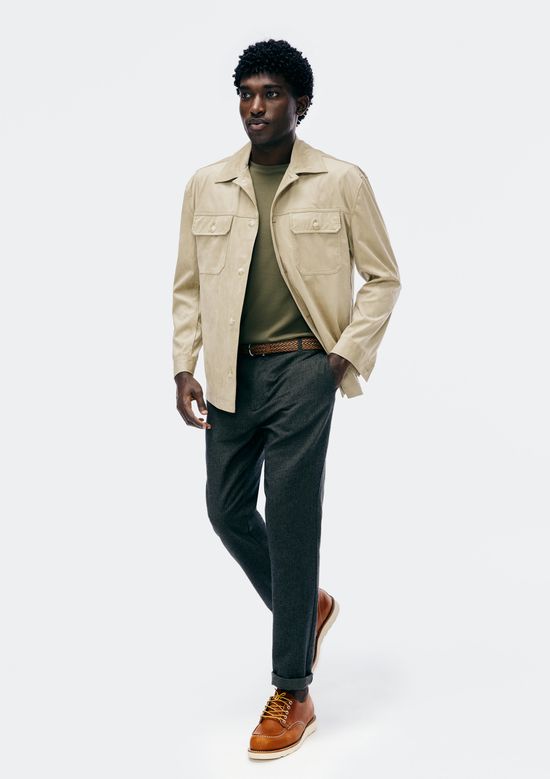 Foto do produto: Calça Masculina Reta Texturizada - Verde