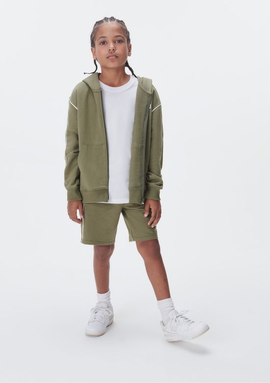 Foto do produto: Jaqueta De Moletom Com Capuz Infantil Menino - Verde