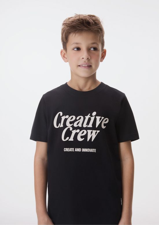 Foto do produto: Conjunto Curto Infantil Menino Com Estampa - Preto
