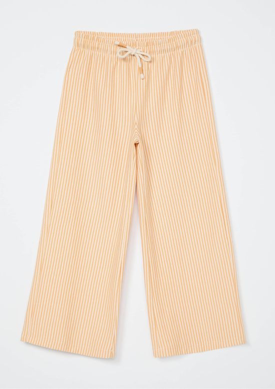 Foto do produto: Calça Wide Leg Infantil Menina Texturizada - Laranja