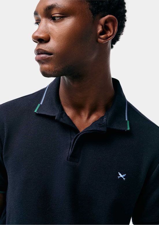 Foto do produto: Camisa Polo Masculina Manga Curta Com Bordado - Preto