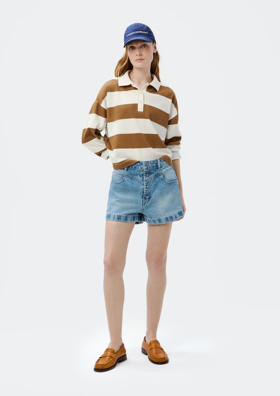 Foto do produto: Shorts Jeans Feminino Cintura Média - Azul