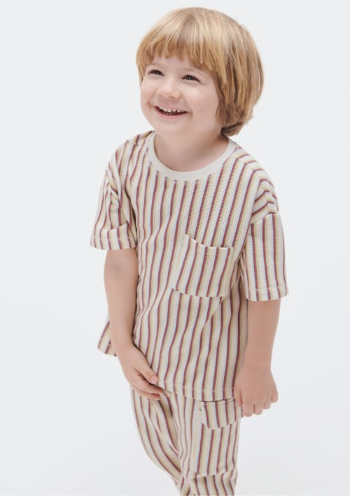Foto do produto: Camiseta Manga Curta Infantil Menino Toddler Estampada - Marrom