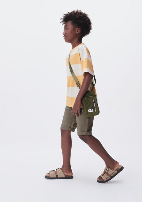 Foto do produto: Camiseta Oversized Infantil Menino Estampada - Laranja