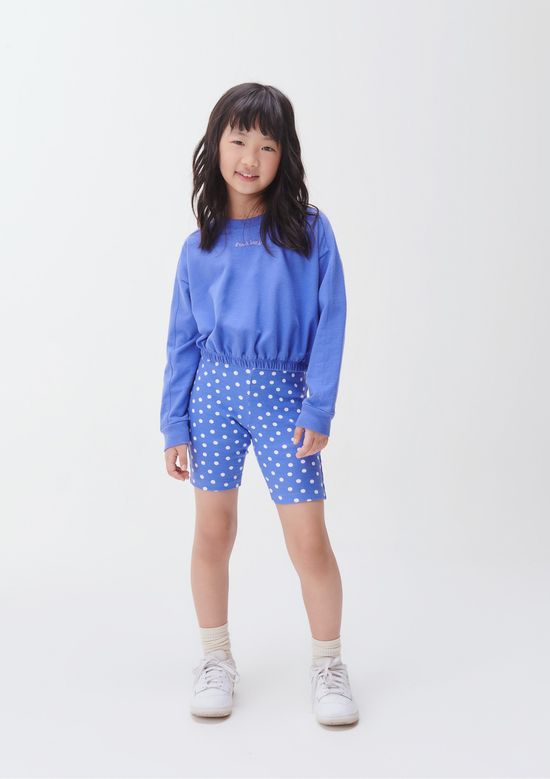 Foto do produto: Bermuda Infantil Menina Estampada - Azul