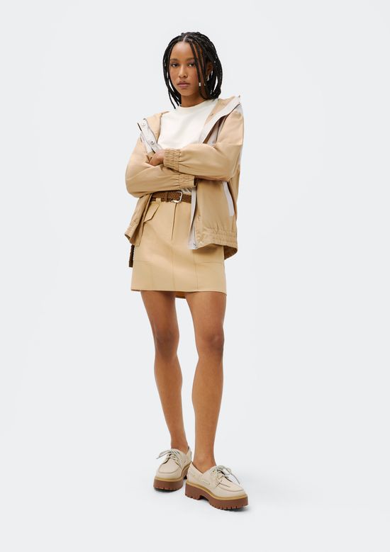 Foto do produto: Saia Curta Com Recortes - Bege