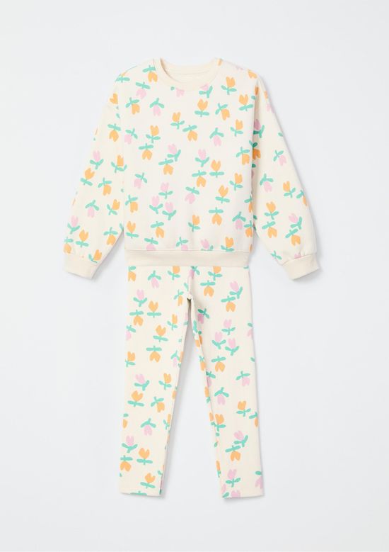 Foto do produto: Conjunto Infantil Menina Toddler Estampado - Amarelo