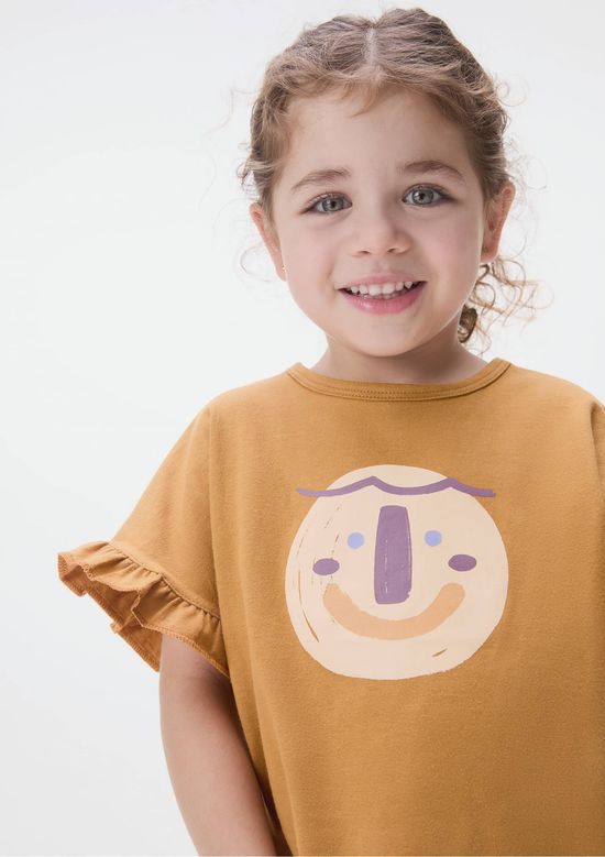 Foto do produto: Conjunto Infantil Menina Estampado - Marrom