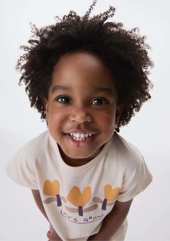 Foto do produto: Conjunto Curto Infantil Menina Toddler - Bege