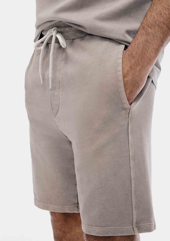 Foto do produto: Bermuda Masculina Em Malha Estonada - Bege