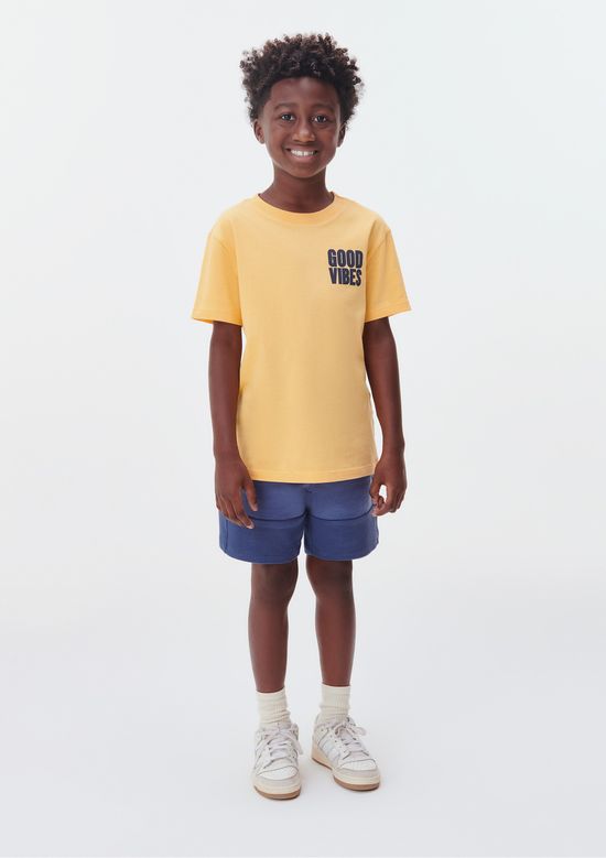 Foto do produto: Conjunto Curto Infantil Menino Com Estampa - Azul