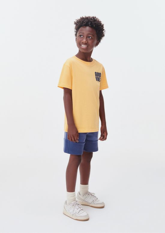 Foto do produto: Conjunto Curto Infantil Menino Com Estampa - Azul