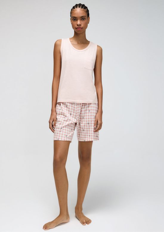 Foto do produto: Pijama Curto Feminino Amplo Estampado - Rosa