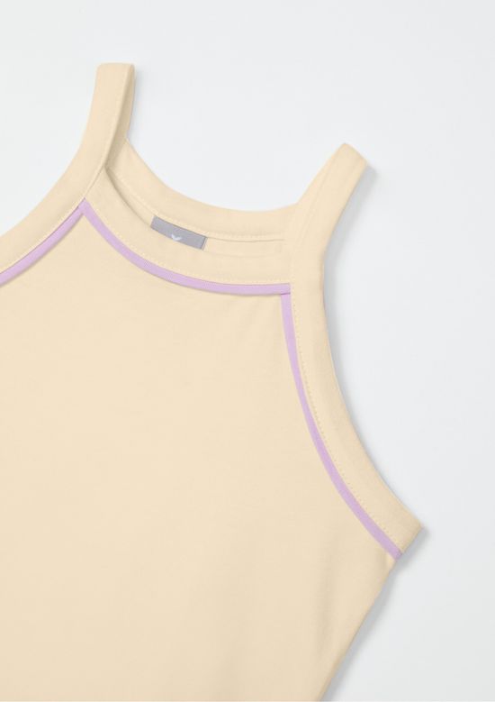 Foto do produto: Regata Cropped Infantil Menina - Amarelo