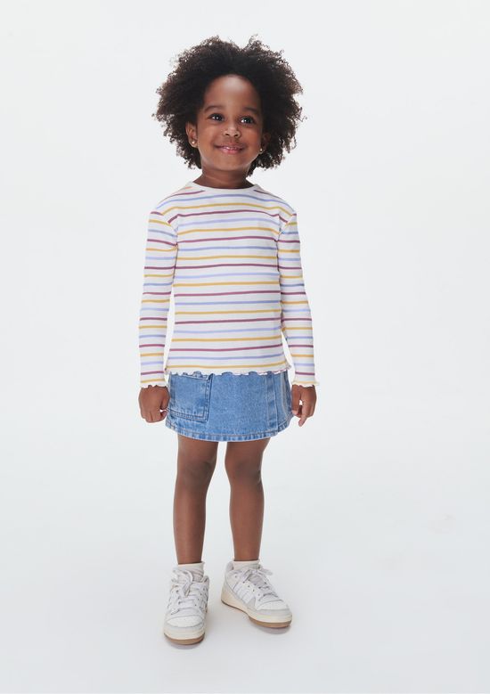 Foto do produto: Blusa Infantil Menina Toddler Estampada - Off white