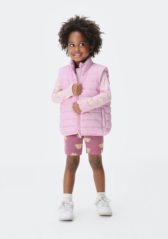 Foto do produto: Bermuda Ciclista Infantil Menina Toddler - Rosa
