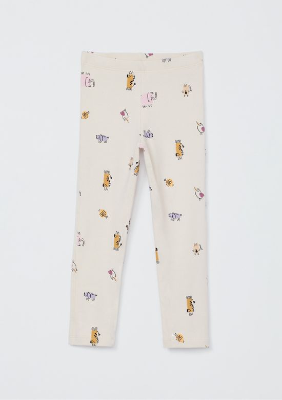 Foto do produto: Calça Legging Infantil Menina Toddler Listrada - Lilás