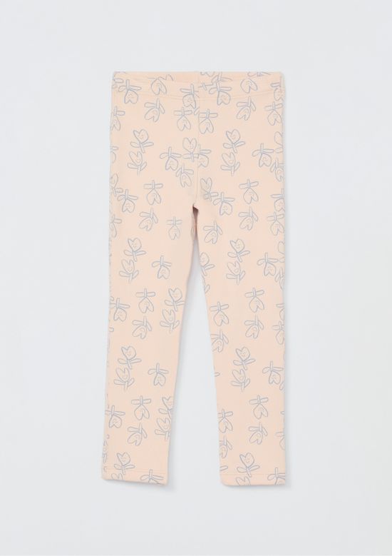 Foto do produto: Calça Legging Infantil Menina Toddler Estampada - Bege