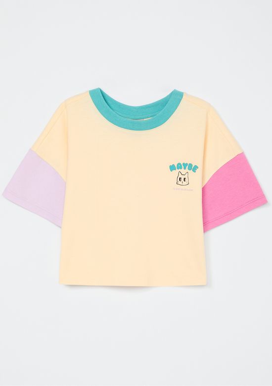 Foto do produto: Blusa Infantil Menina Com Estampa - Amarelo