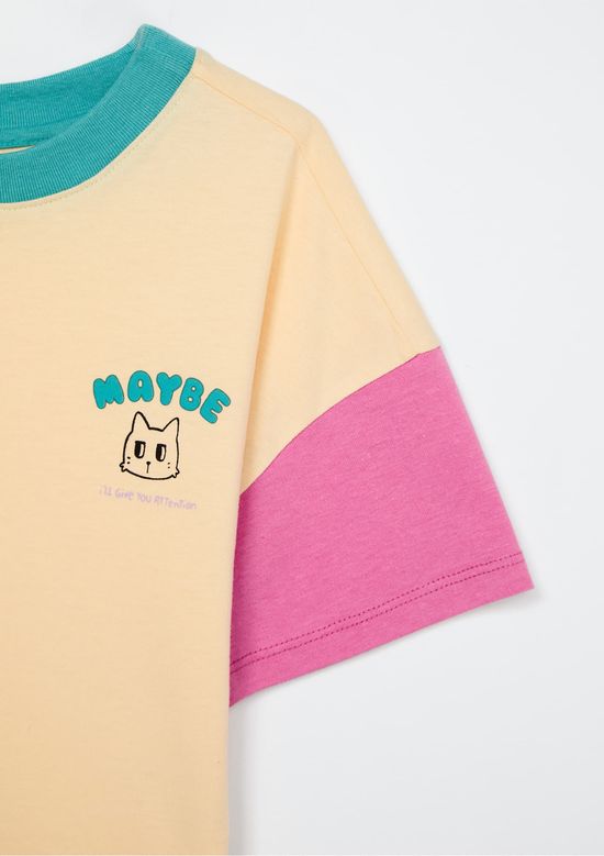 Foto do produto: Blusa Infantil Menina Com Estampa - Amarelo