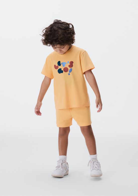 Foto do produto: Conjunto Curto Infantil Menino Toddler - Amarelo