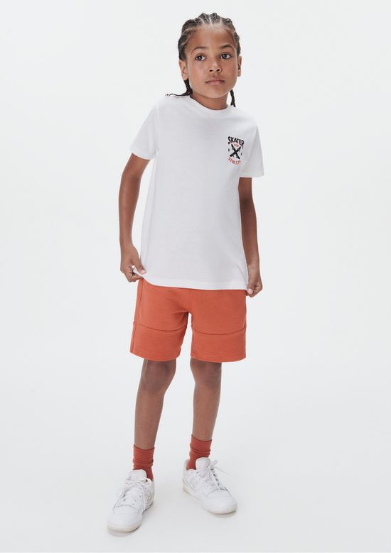 Foto do produto: Conjunto Curto Infantil Menino Com Estampa - Terracota