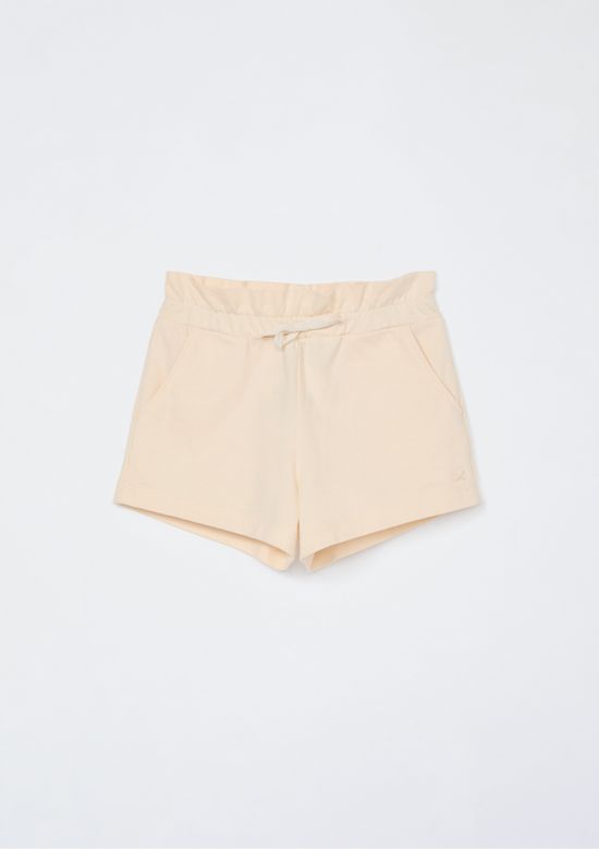 Foto do produto: Shorts Básico Infantil Menina Clochard Em Moletom - Amarelo