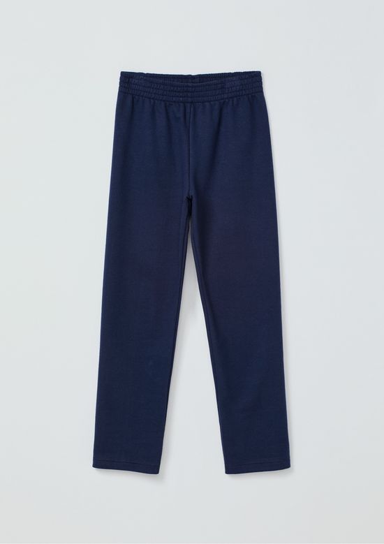 Foto do produto: Calça Básica Infantil Menino Em Moletom Tam 1 a 16 - Azul