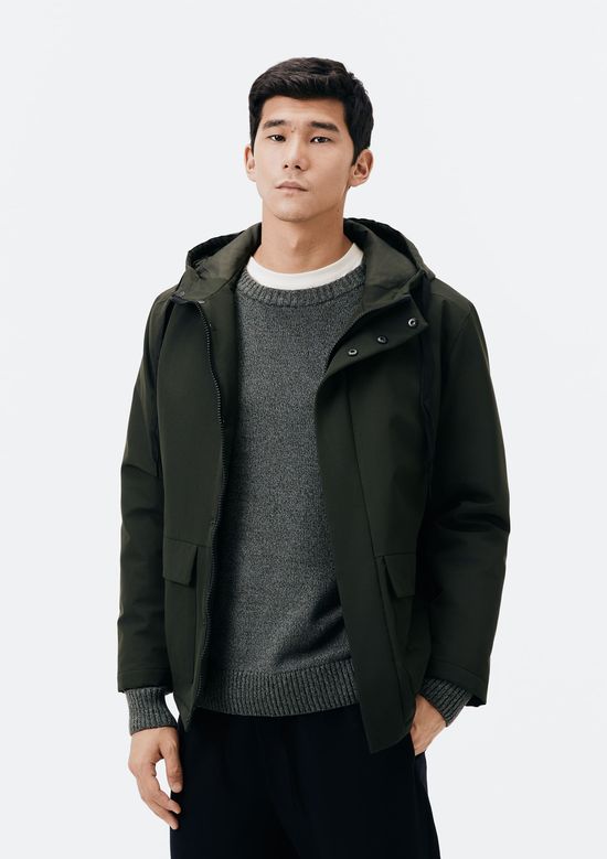 Foto do produto: Jaqueta Parka Masculina Com Capuz - Verde