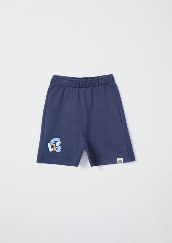 Foto do produto: Shorts Básico Infantil Menino Toddler Com Estampa - Azul