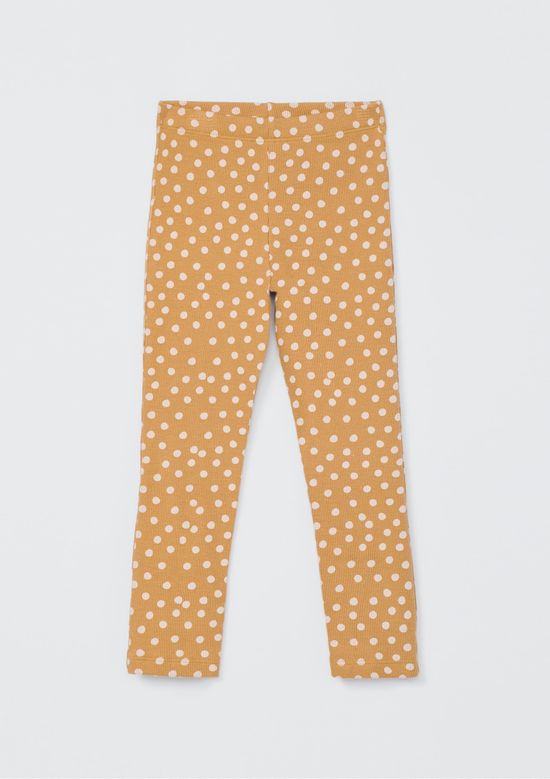 Foto do produto: Calça Legging Infantil Menina Toddler Listrada - Amarelo