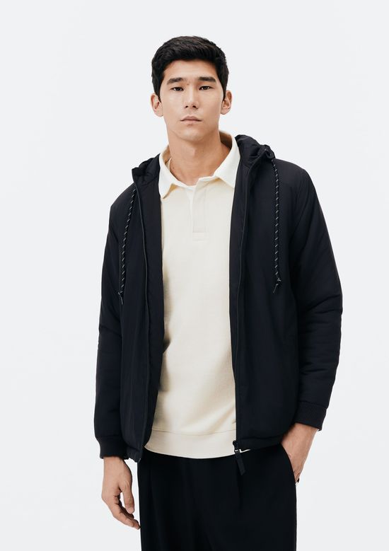 Foto do produto: Jaqueta Masculina Corta Vento Com Capuz - Preto