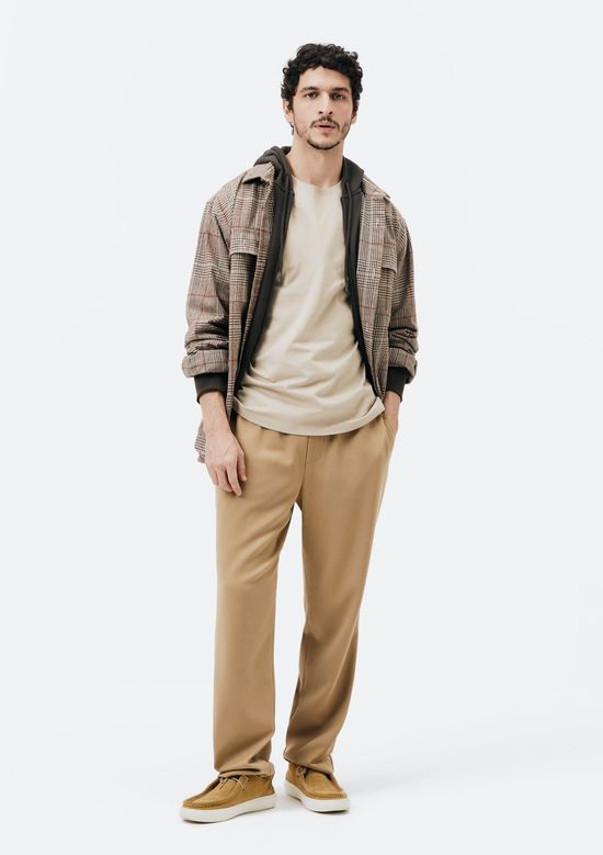 Foto do produto: Jaqueta Básica Masculina Regular Em Moletom Peluciado - Verde