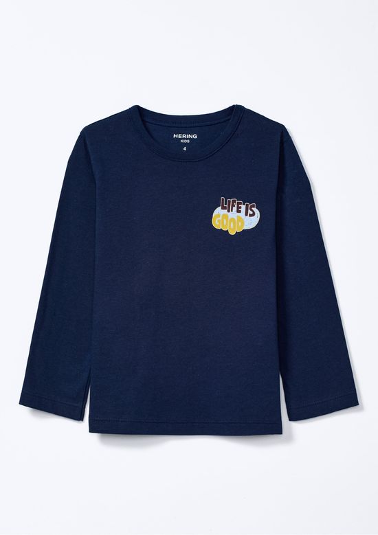 Foto do produto: Camiseta Infantil Menino Toddler Com Estampa - Azul