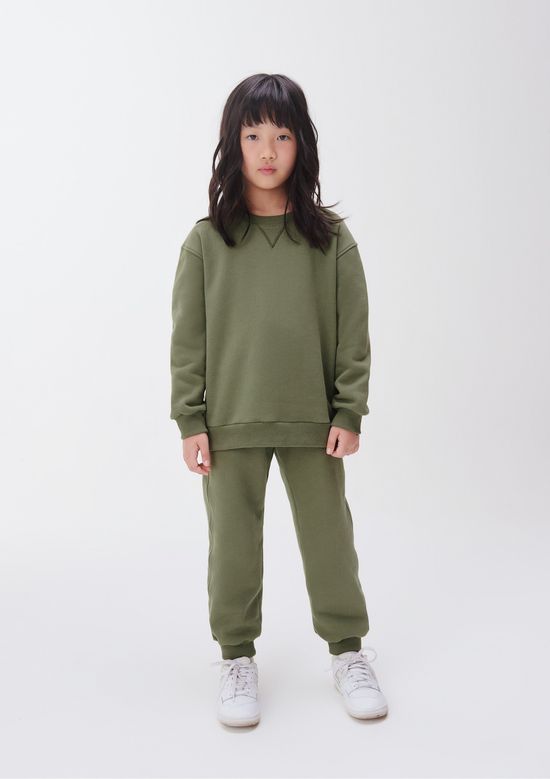 Foto do produto: Calça Básica Infantil Unissex Jogger - Verde