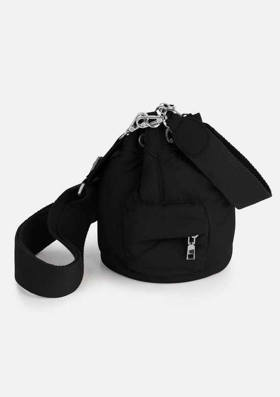 Foto do produto: Bolsa Bucket Feminina Em Nylon - Preto