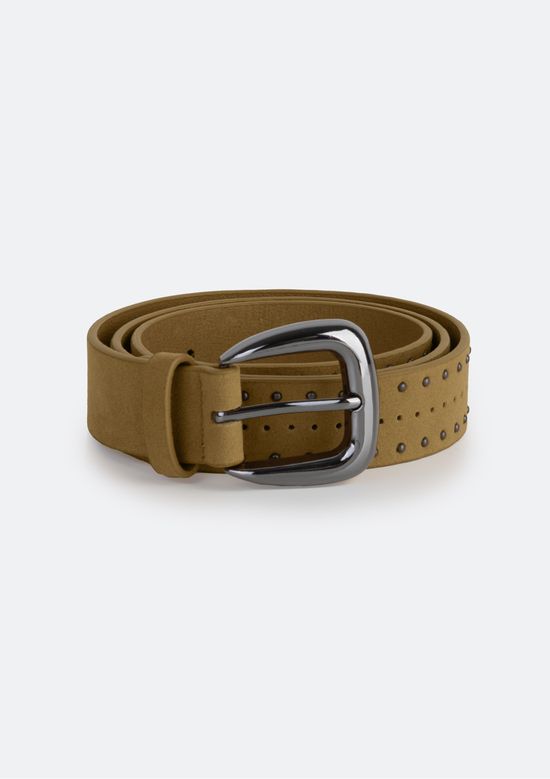 Foto do produto: Cinto Feminino em Suede com Tachas - Caqui