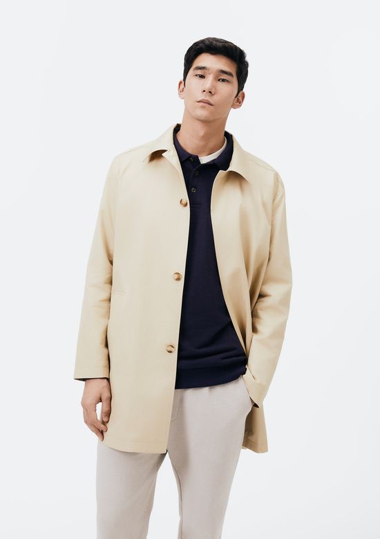 Foto do produto: Trench Coat Masculino Regular - Bege