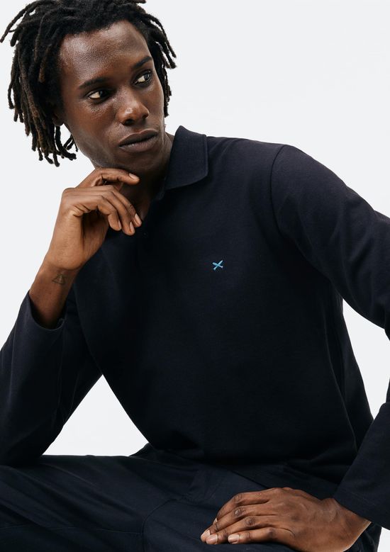 Foto do produto: Polo Masculina Regular em Piquet - Preto