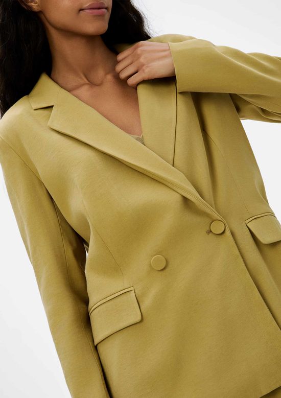 Foto do produto: Blazer Feminino Transpassado - Caqui
