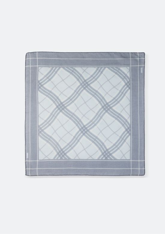 Foto do produto: Lenço Feminino Grande Estampado Em Voil - Azul
