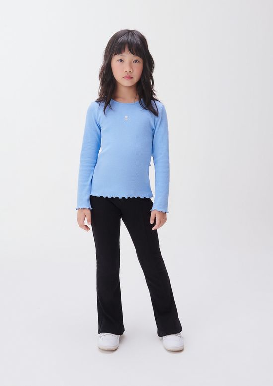 Foto do produto: Calça Infantil Menina Flare - Preto