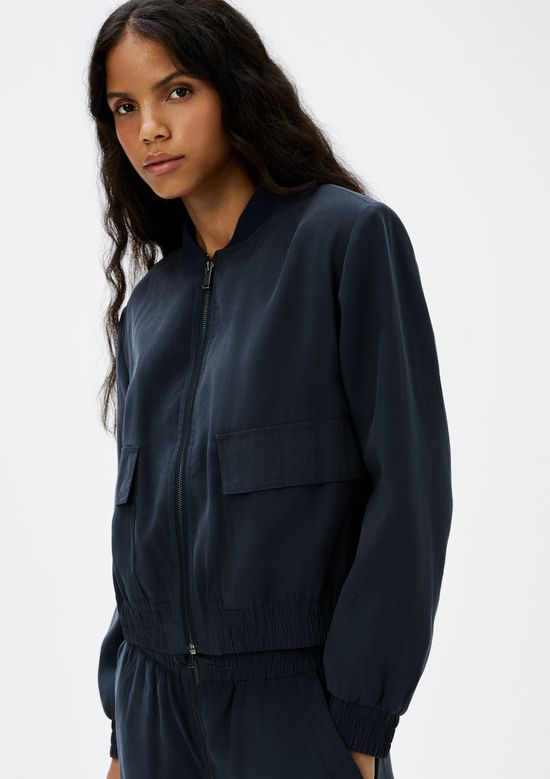 Foto do produto: Jaqueta Feminina Bomber - Azul