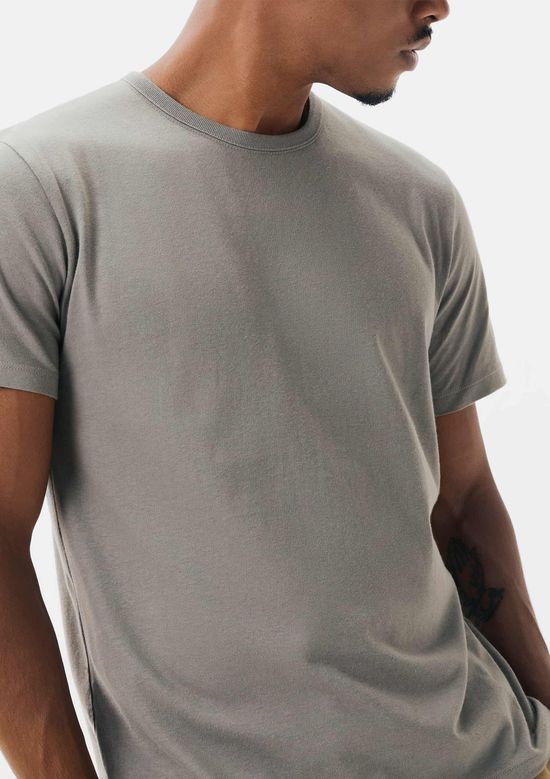 Foto do produto: Camiseta Básica Masculina Manga Curta Slim - Cinza