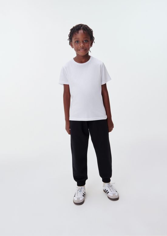 Foto do produto: Calça de Moletom Básica Infantil Unissex Jogger - Preto