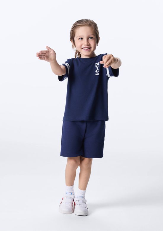 Foto do produto: Conjunto Curto Infantil Menino Toddler - Azul