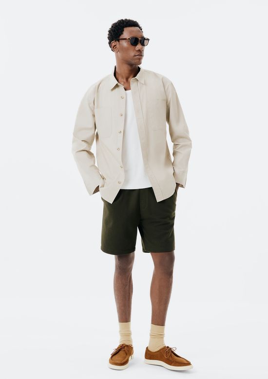 Foto do produto: Bermuda Masculina em Moletom Piquet - Verde