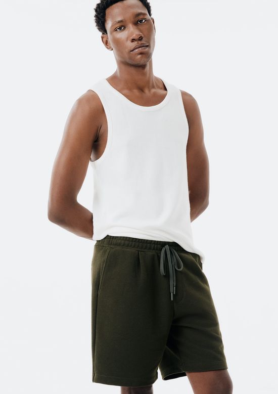 Foto do produto: Bermuda Masculina em Moletom Piquet - Verde